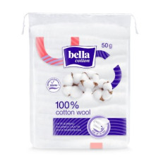 Вата Bella Cotton медична гігієнічна бавовняна 50г 5900516402853