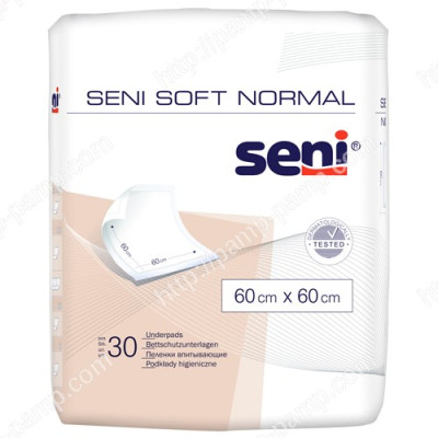 Пеленки для взрослых Seni Soft Normal 60х60 см 30 шт 5900516692568