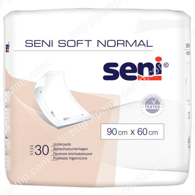 Пеленки для взрослых Seni Soft Normal 90х60 см 30 шт 5900516692575