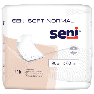 Одноразові пелюшки Seni Soft Normal 90х60 см 30 шт 5900516692575
