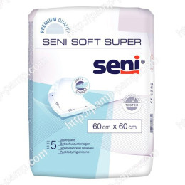 Пелюшки для дорослих Seni Soft Super 60x60 см 5 шт 5900516690311