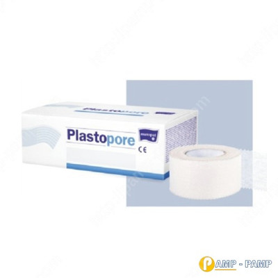 Пластир медичний matopat PLASTOPORE. 1,25см x 5м 44 шт в упаковці