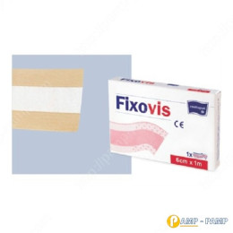 Пластир медичний matopat FIXOVIS тканинний з пов'язкою 8см x 1м 