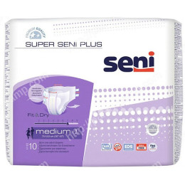 Подгузники для взрослых SUPER SENI PLUS medium 10 шт 5900516691233