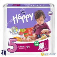 Подгузники детские Bella Baby Happy Junior 5 12-25 кг 21шт  5900516600792