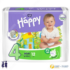  Підгузки дитячі Bella Baby Happy maxi 8-18 кг  12 шт