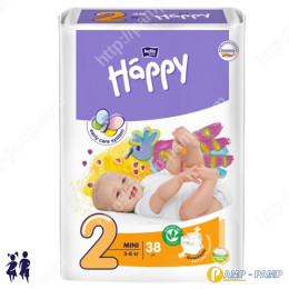 Підгузки дитячі Bella Baby Happy mini 3-6 кг 38 шт
