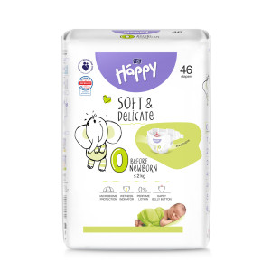 Baby Happy (0) before newborn вага 0-2 кг, 46 шт. 5900516605322
