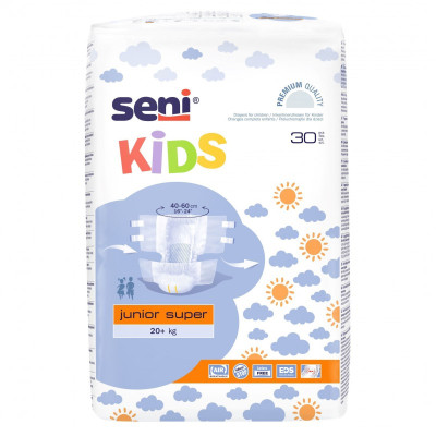 Підгузники дитячі Seni Kids Junior Super 30 шт 20+ кг, 30 шт