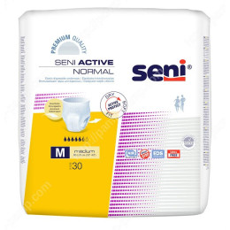 Вбираючі труси, підгузники для дорослих SENI Active Normal MEDIUM 30 шт 5900516697495