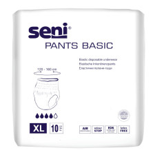 Поглинаючі труси підгузники для дорослих Seni Pants Basic extra large 10 шт