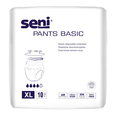 Труси підгузники для дорослих Seni Pants Basic extra large 10 шт