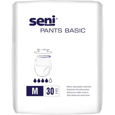 Труси підгузники для дорослих Seni Pants Basic medium 30 шт