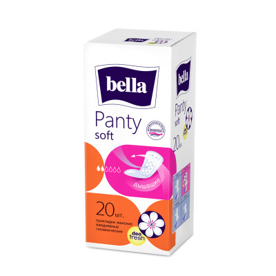 Щоденні прокладки BELLA Panty Soft deo fresh 20 шт