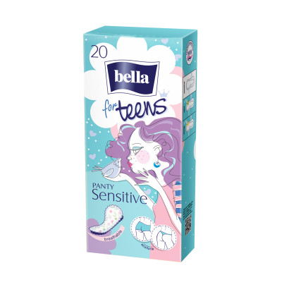 Щоденні гігієнічні прокладки Bella Panty for Teens Sensitive 20 шт