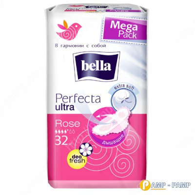 Гігієнічні прокладки Bella Perfecta ultra Rose deo fresh 32 шт