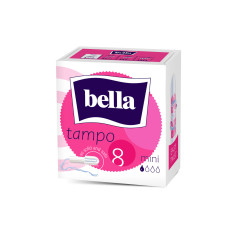 Тампони жіночі гігієнічні без аплікатора Tampo Bella Premium Comfort mini 8 шт
