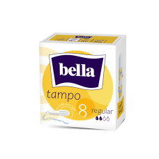 Тампони жіночі гігієнічні без аплікатора Tampo Bella Premium Comfort regular 8 шт