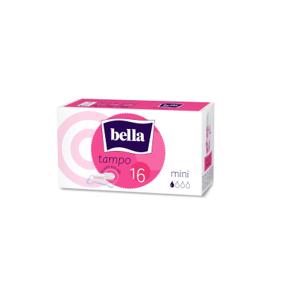 Тампони жіночі гігієнічні без аплікатора Tampo Bella Premium Comfort mini 16 шт