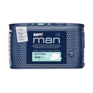 Урологічні вкладиші, прокладки для чоловіків Seni Man extra 15 шт 5900516693190