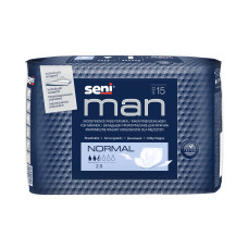 Урологічні вкладиші, прокладки для чоловіків Seni Man normal 15 шт 5900516694784