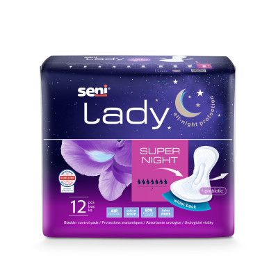Урологічні прокладки для жінок Seni Lady Super Night 12 шт