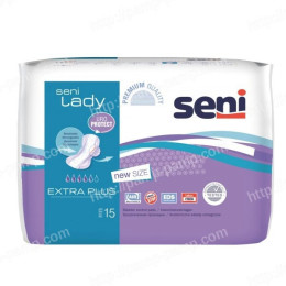 Урологические прокладки для женщин SENI LADY extra plus 15 шт 5900516695965