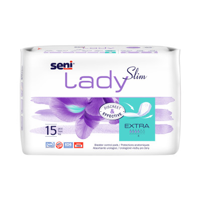 Урологічні вкладиші, прокладки для жінок SENI LADY SLIM extra 15 шт