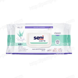 Влажные салфетки для ухода за кожей Seni Care CLASSIC 68 шт 5900516421618
