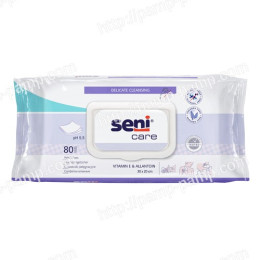Влажные салфетки для ухода за кожей Seni Care 80 шт 5900516420642