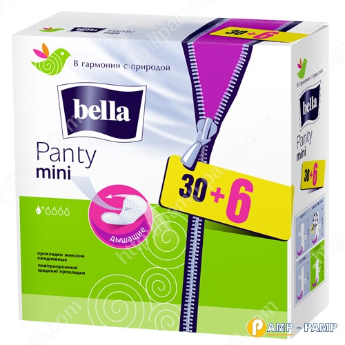 Ежедневные гигиенические прокладки BELLA Panty Mini 30+6шт 5900516311964 фото -1