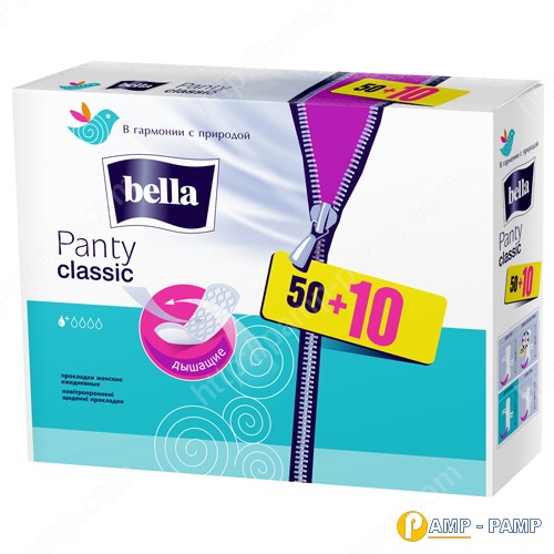 Ежедневные гигиенические прокладки BELLA Panty Classic 50+10 шт 5900516311995 фото -1